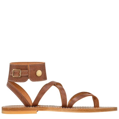 Longchamp x K.Jacques Sandals , Brown - Leather - View 1 of  4