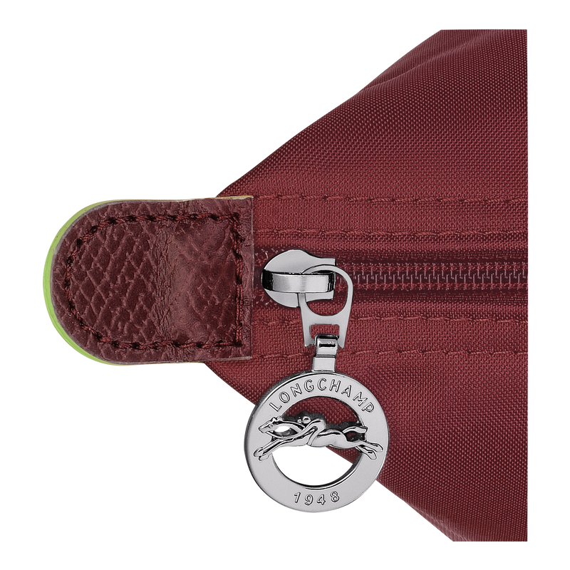 Le Pliage Green M Tote bag , Pomegranate - Recycled canvas  - View 6 of  7