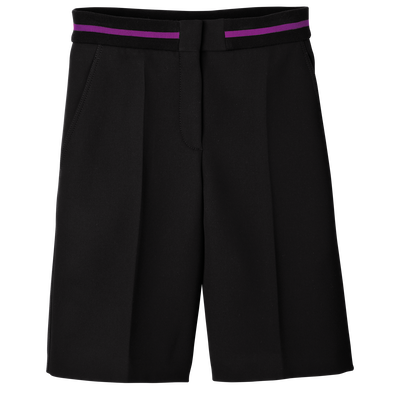 null Bermuda shorts, Black