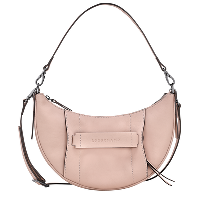 Longchamp 3D S 斜挎包 , 花瓣粉 - 皮革