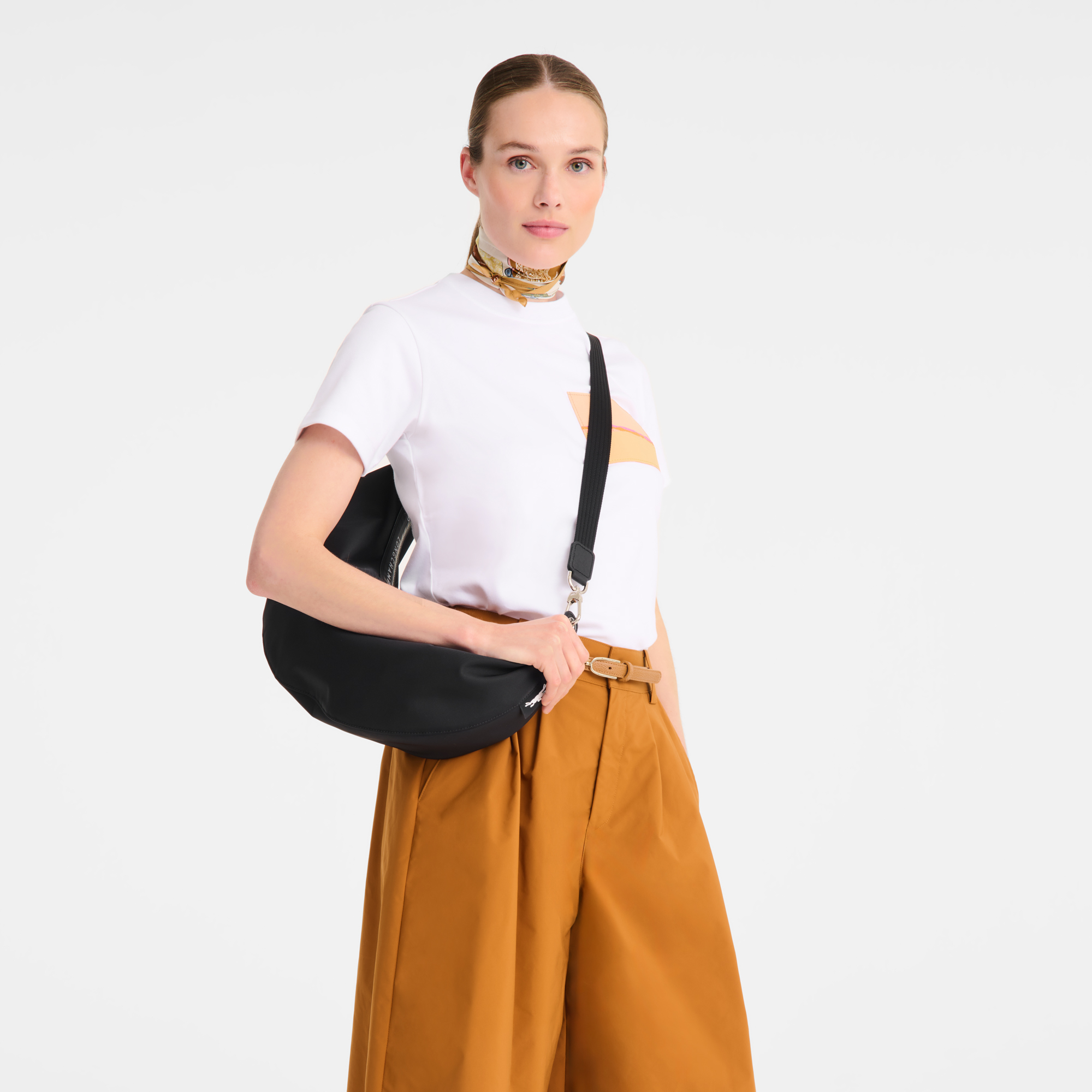 Le Pliage Energy 斜挎包 L, 黑色