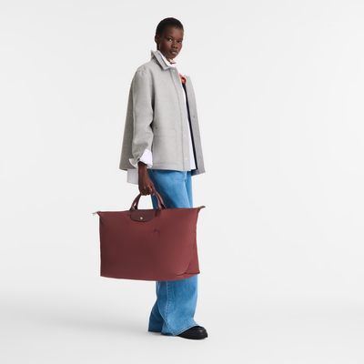 Le Pliage Green XL 旅行包 , 石榴色 - 再生帆布