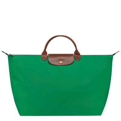 Le Pliage Original L 旅行包 , 绿色 - 再生帆布