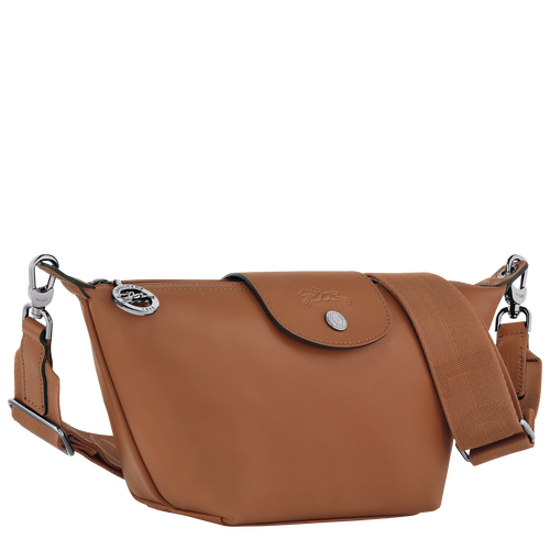 Le Pliage Xtra XS Crossbody bag , Cognac - Leather - View 3 of  6