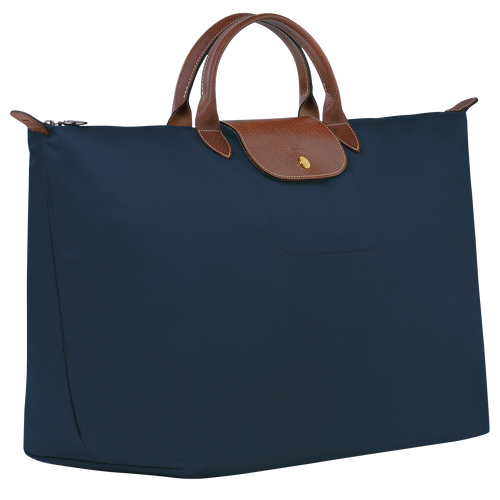 Le Pliage Original S Travel bag , Navy - Recycled canvas - View 3 of  7