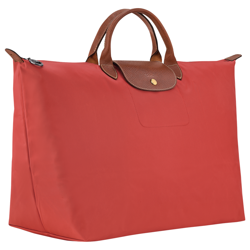 Le Pliage Original L 旅行包 , 番茄红 - 再生帆布  - 查看 3 7
