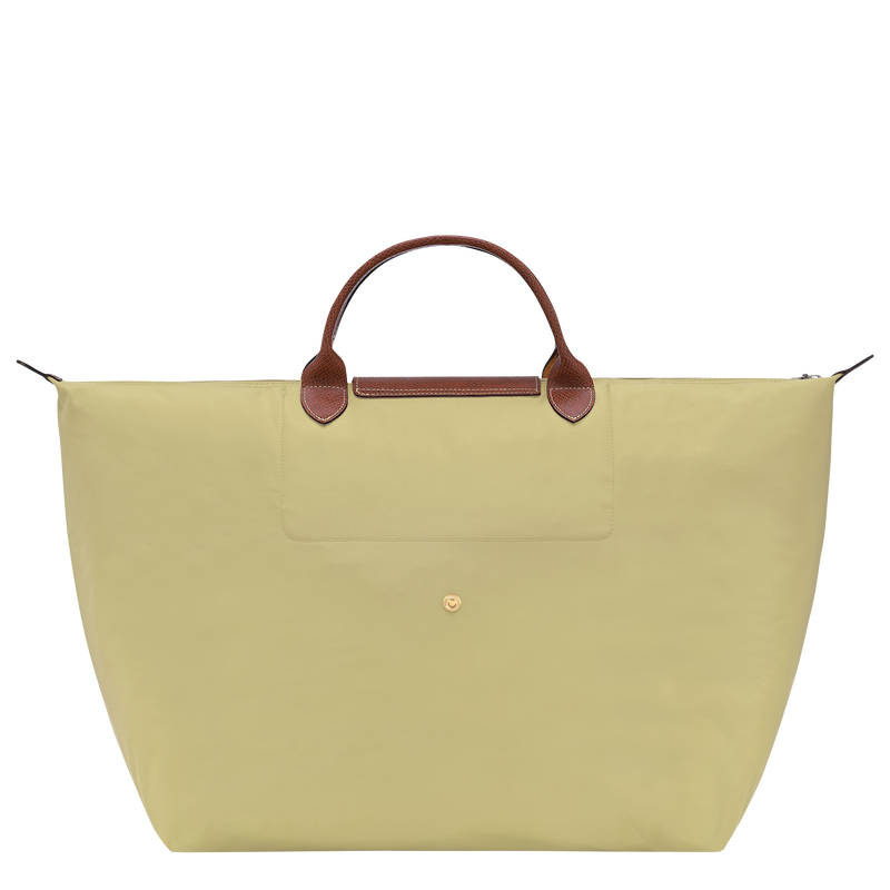 Le Pliage Original L 旅行包 , 开心果绿 - 再生帆布  - 查看 4 7