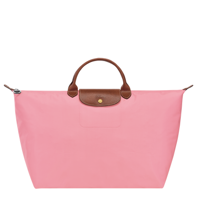 Le Pliage Original L 旅行包 , 棉花糖粉 - 再生帆布