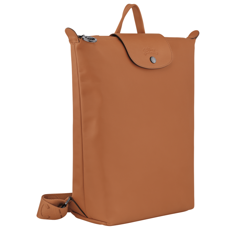 Le Pliage Xtra M 双肩背包 , 腰果棕 - 皮革  - 查看 2 5