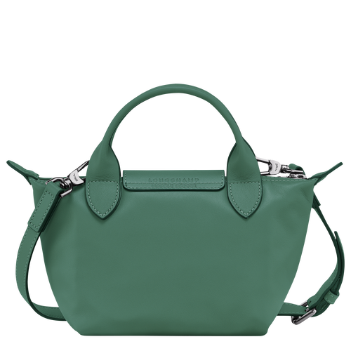 Le Pliage Xtra XS Handbag , Sage - Leather - View 4 of  5