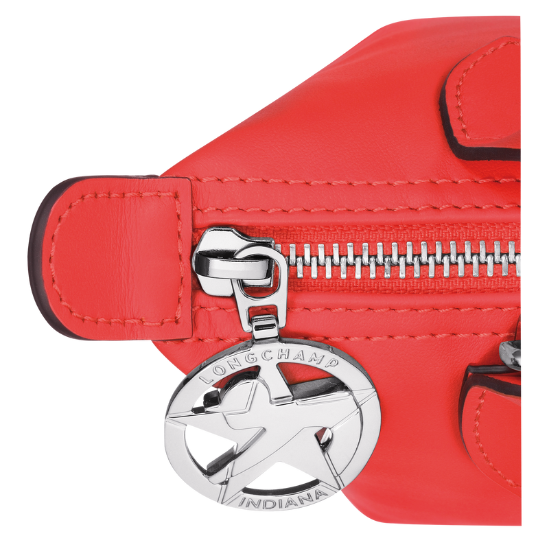 Longchamp x Robert Indiana XS 手提包 , 红色 - 皮革  - 查看 5 5