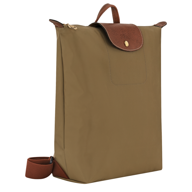 Le Pliage Original M Backpack , Olive - Recycled canvas  - View 2 of  6