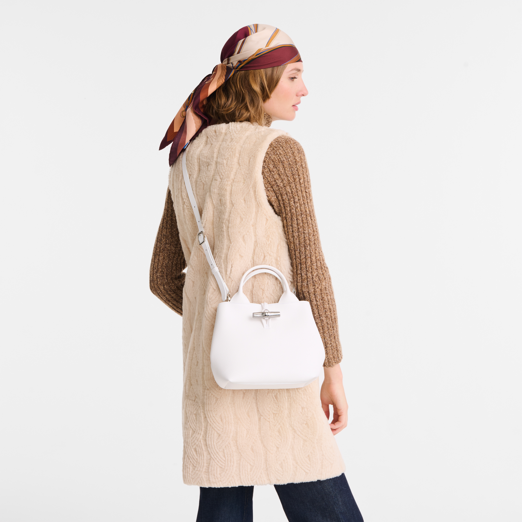 Handbag S, White - View 1 of
1 - zoom in Le Roseau Handbag S, White
