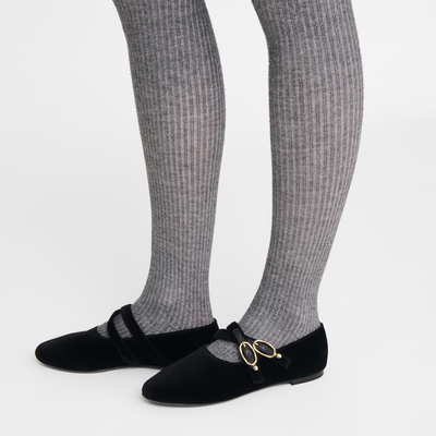 Le Foulonn&eacute; Ballerinas, Black