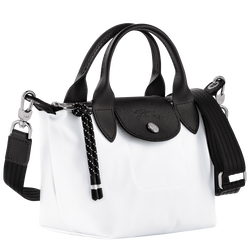 Le Pliage Energy XS 迷你手提包 , 白色 - 再生帆布