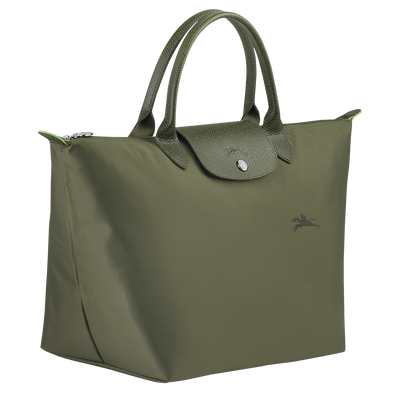 Le Pliage Green 手提包 M, 森林绿