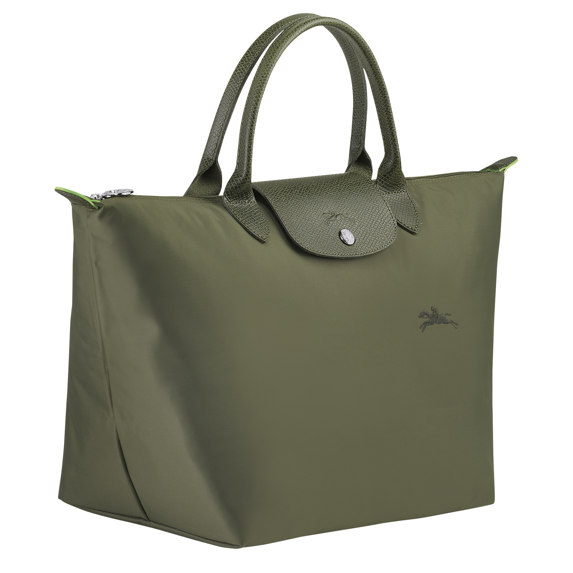 Le Pliage Green Handbag M, Forest