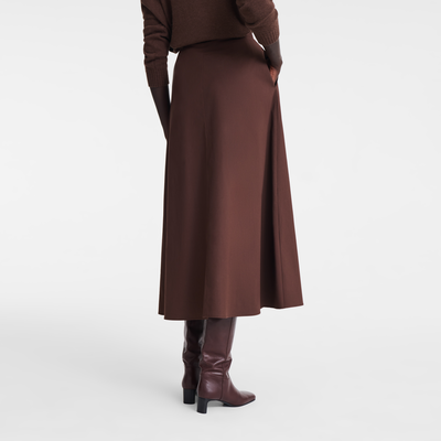 null 中长半身裙, 乌木色