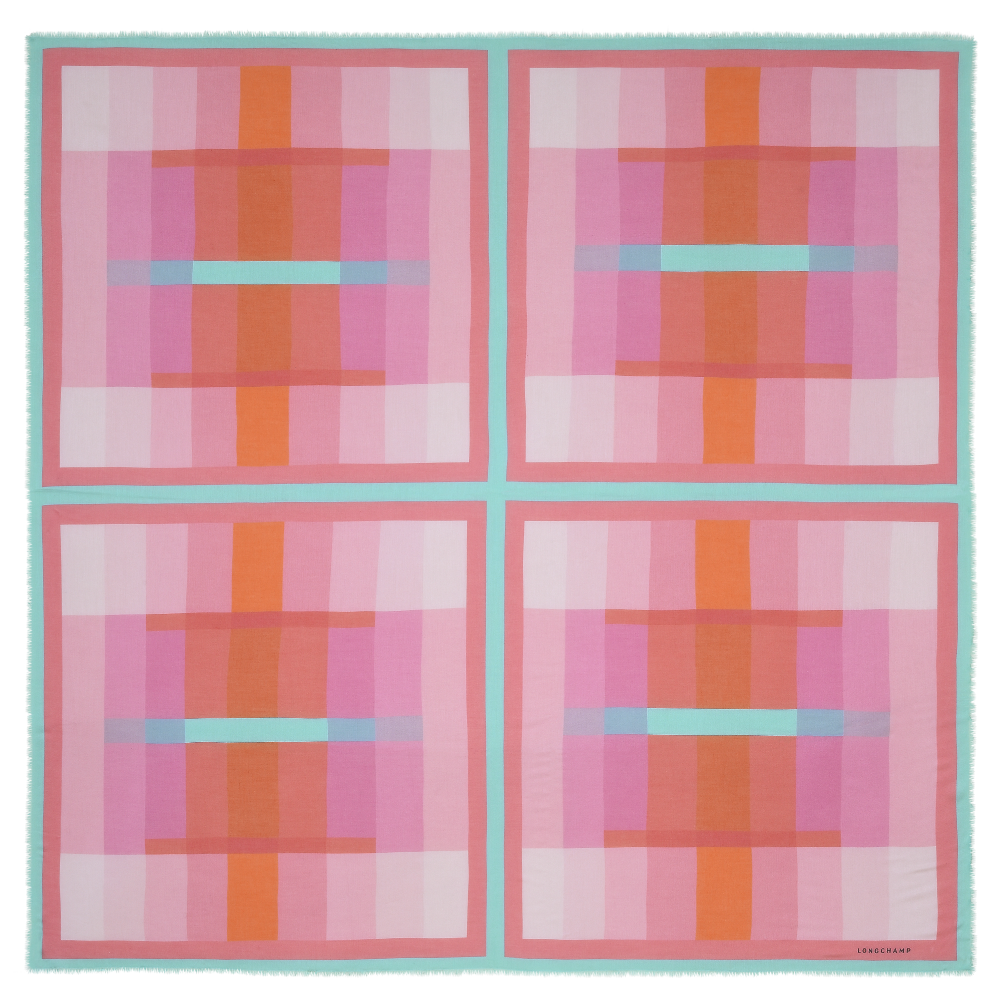 &Eacute;clat Chromatique（浪彩璨光） 披肩, 粉红色