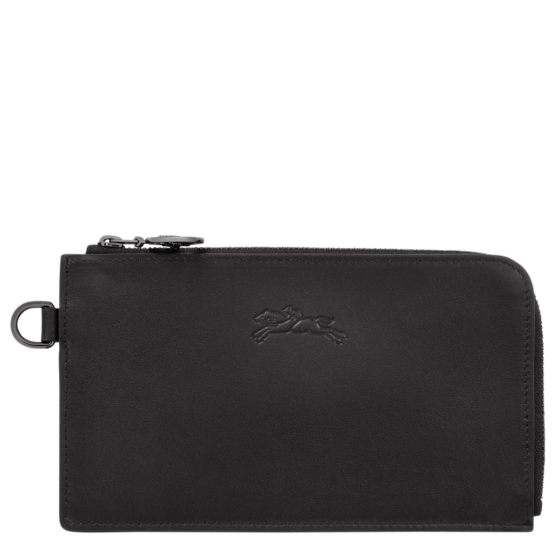 Le Pliage Xtra Pouch , Black - Leather  - View 2 of  2