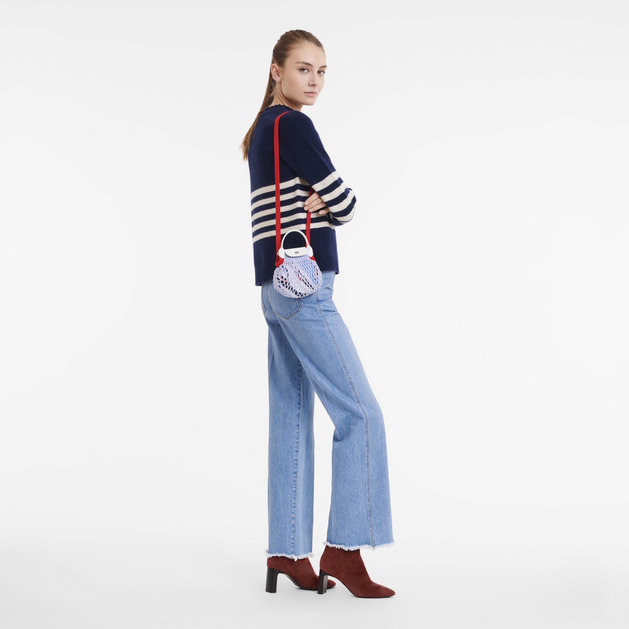 Le Pliage Filet XS 号网眼袋, 天空蓝