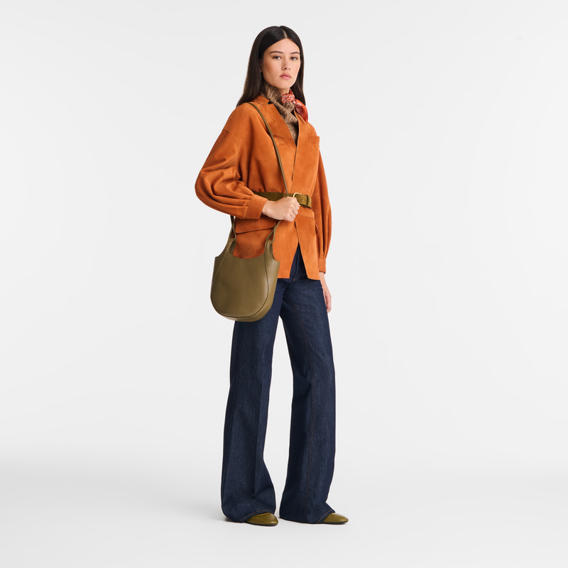 Le Foulonné S Crossbody bag , Caper - Leather  - View 2 of  6