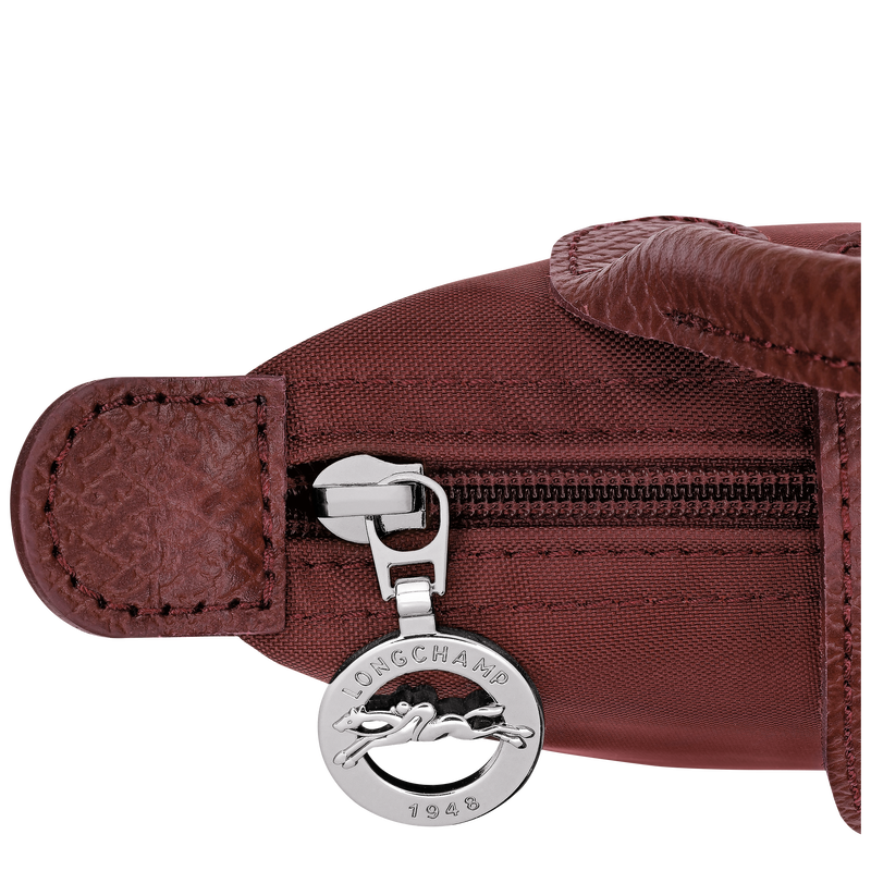 Le Pliage One 手拿包 , 勃艮第色 - 帆布  - 查看 5 5