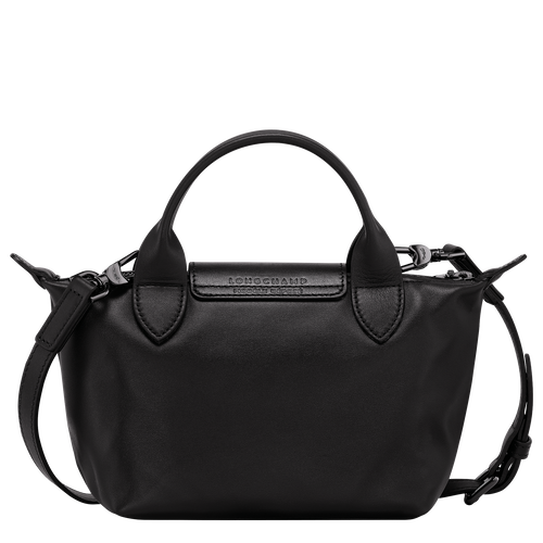 Le Pliage Xtra XS Handbag , Black - Leather - View 4 of  6