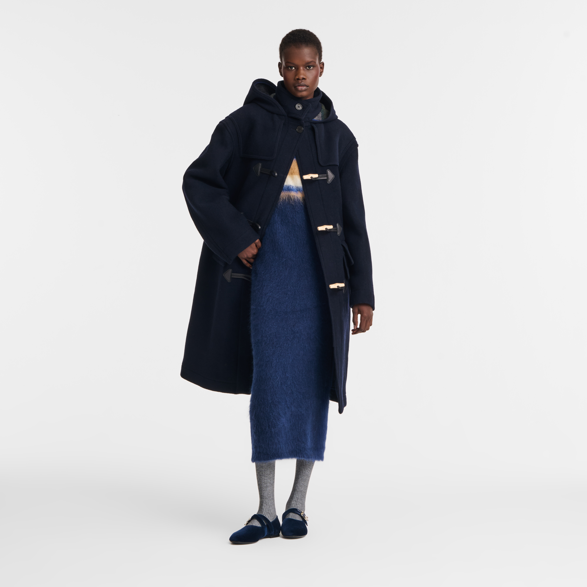 Duffle Coat, Navy - View 1 of
4 - zoom in null Duffle Coat, Navy