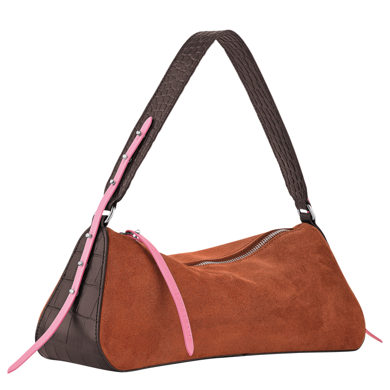 Re-Play S Shoulder bag , Mocha - Leather  - View 3 of  6