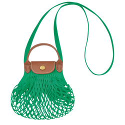 Le Pliage Filet XS 迷你斜挎包 , 绿色 - 帆布