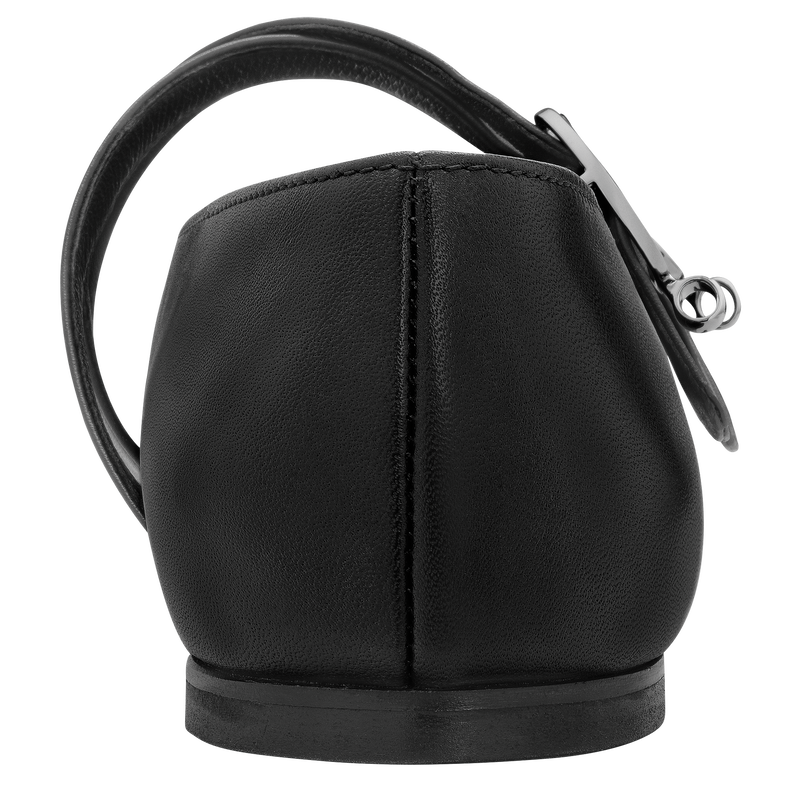 Le Foulonn&eacute; Ballerinas , Black - Leather  - View 3 of  4