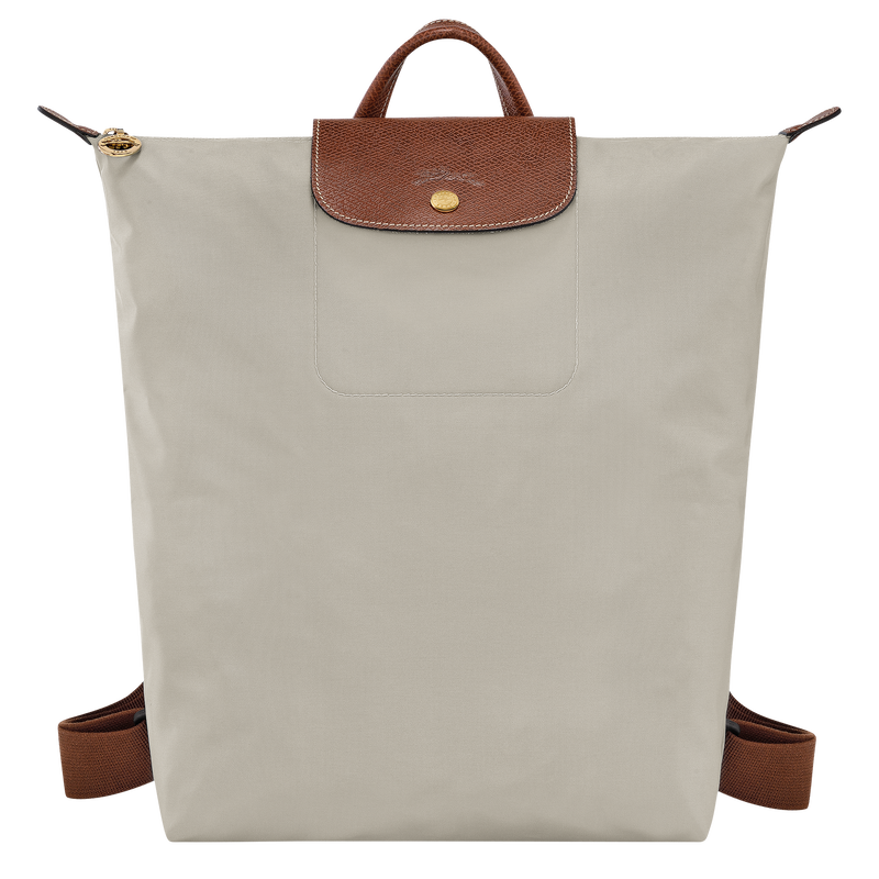Le Pliage Original M 双肩背包 , 鹅卵石 - 再生帆布  - 查看 1 6