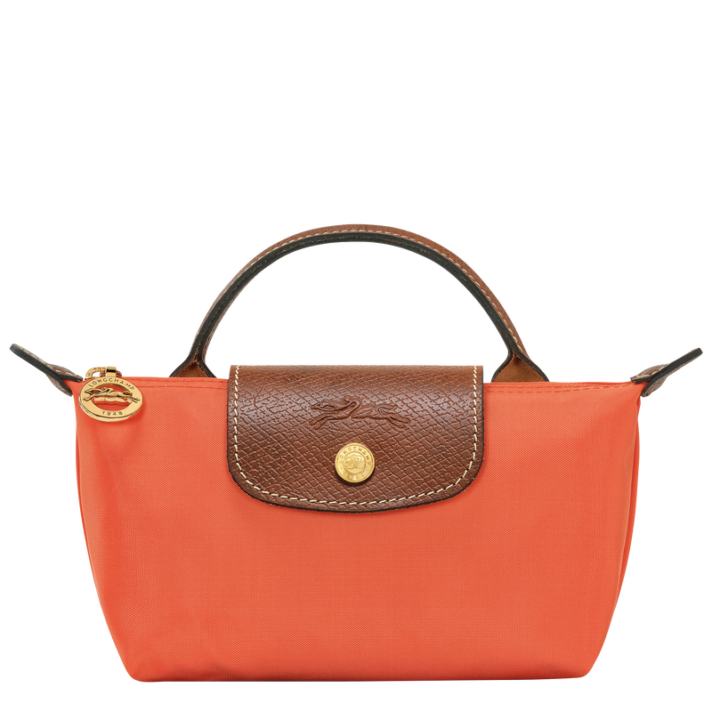Le Pliage Original Pouch with handle , Orange - Recycled canvas  - View 1 of  6