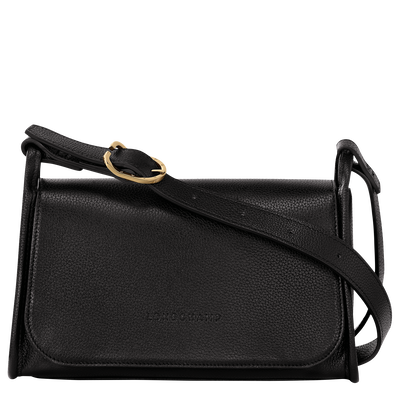 Le Foulonné M Crossbody bag , Black - Leather