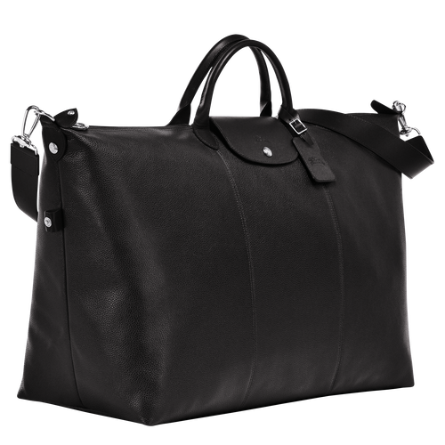 Le Foulonné S Travel bag , Black - Leather - View 3 of  4