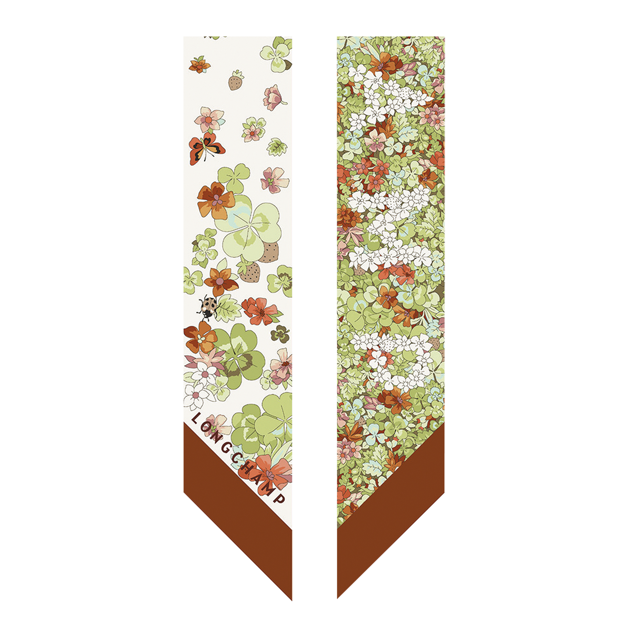 Frise Fleurie Headband, Cognac