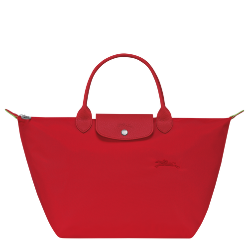 Le Pliage Green M Handbag , Tomato - Recycled canvas - View 1 of  7