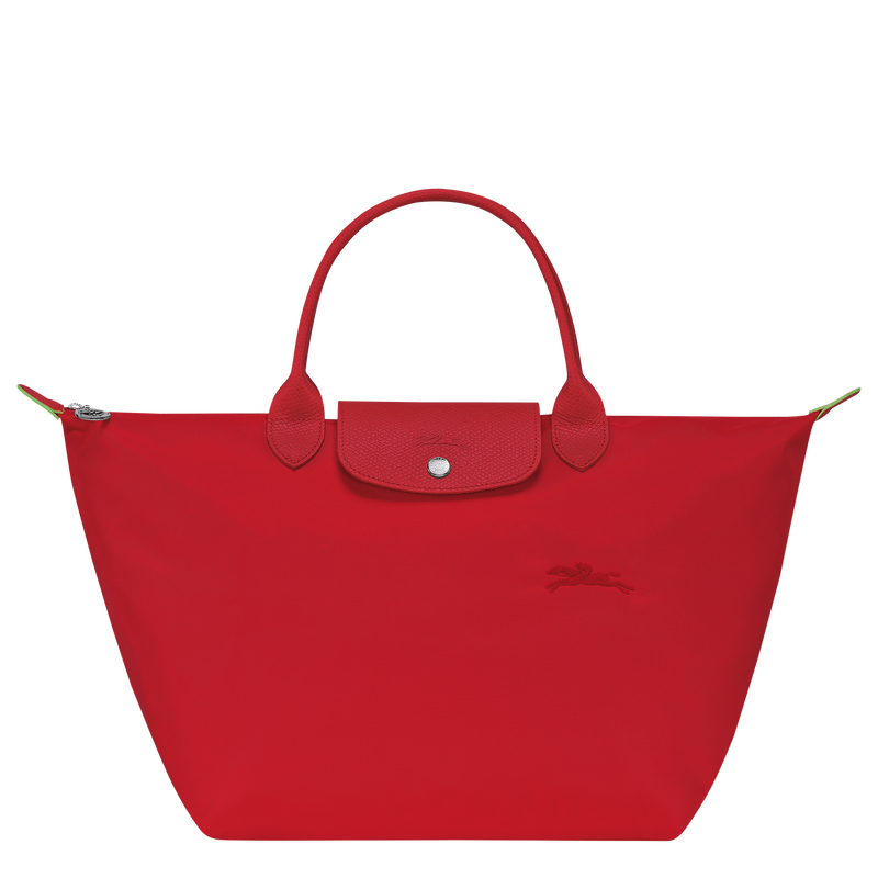 Le Pliage Green M Handbag , Tomato - Recycled canvas  - View 1 of  7