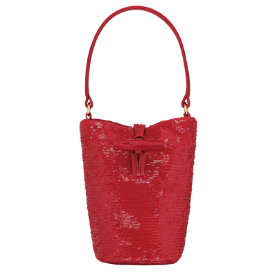 Le Roseau XS Handbag , Red - Canvas