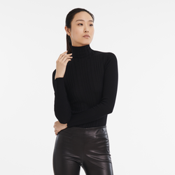 Fall/Winter 2023 Collection Sweater , Black - Wool