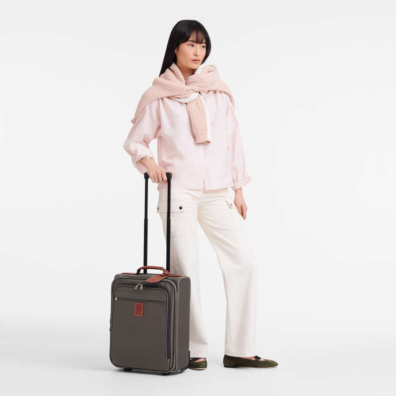 Boxford S Carry-on , Brown - Recycled canvas  - View 2 of  4