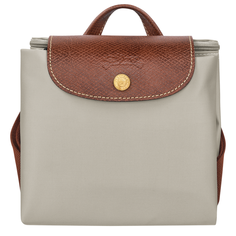 Le Pliage Original M 双肩背包 , 鹅卵石 - 再生帆布  - 查看 6 6