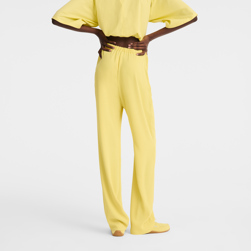 Trousers , Lime - Fluid crepe  - View 4 of  4