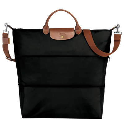 Le Pliage Original 可扩展旅行包 , 黑色 - 再生帆布