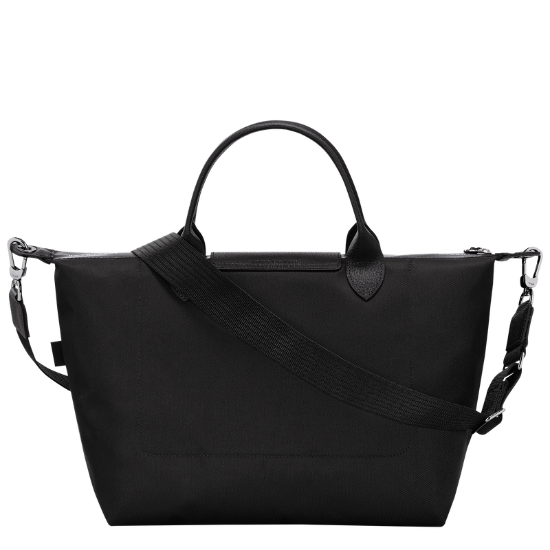 Le Pliage Energy L Handbag , Black - Recycled canvas  - View 4 of  6