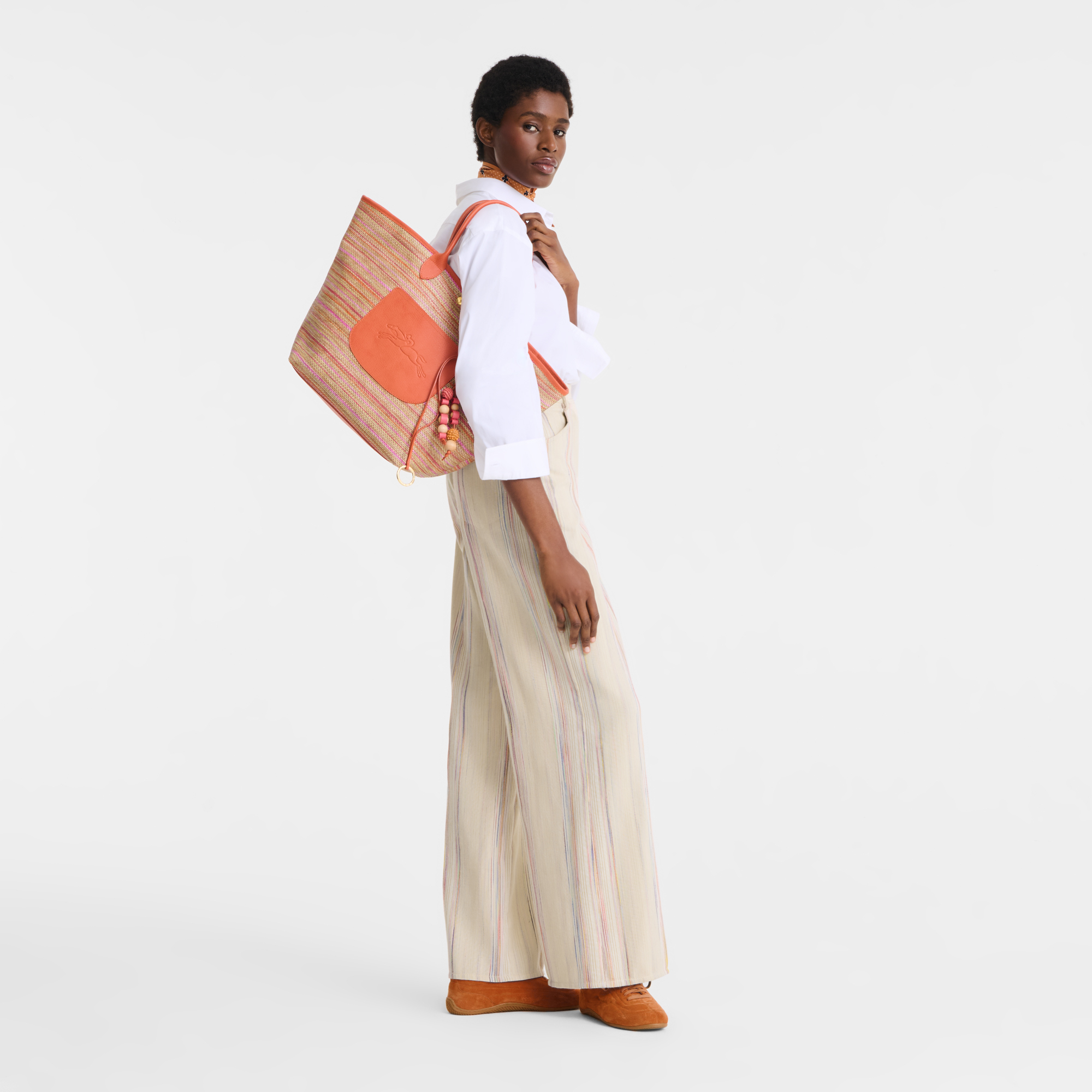 Le Pliage Collection 篮袋 L, 彩虹色