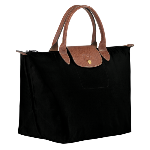 Le Pliage Original M Handbag , Black - Recycled canvas - View 3 of  6