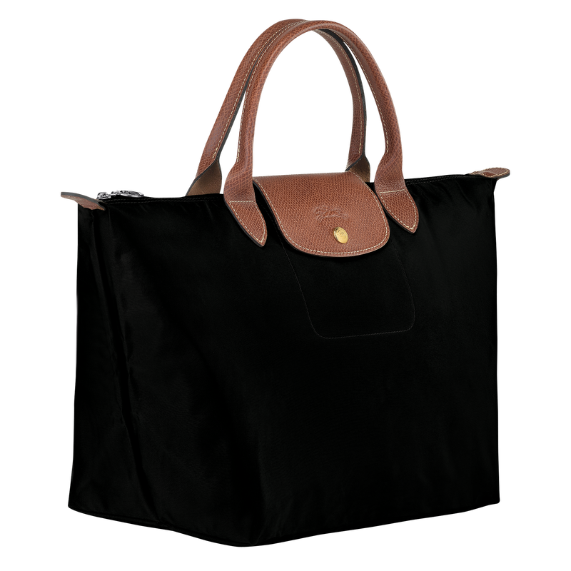 Le Pliage Original M Handbag , Black - Recycled canvas  - View 3 of  6