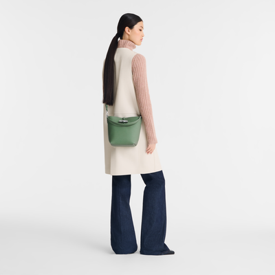 Le Roseau 水桶包 XS, 牛至绿